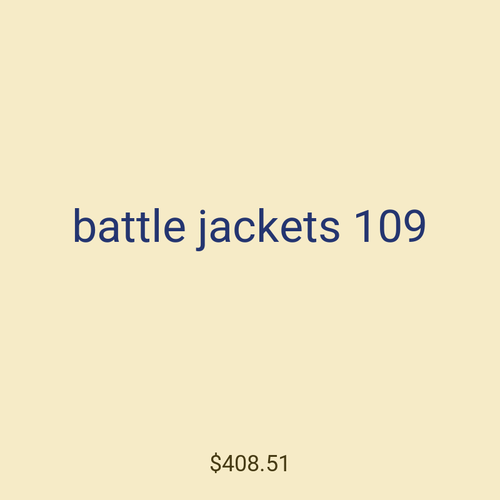 battle jackets 109