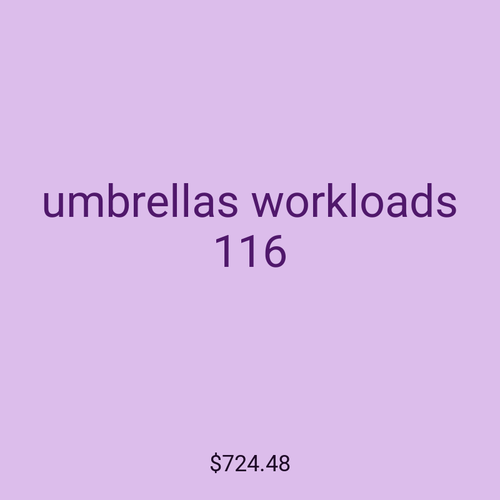 umbrellas workloads 116