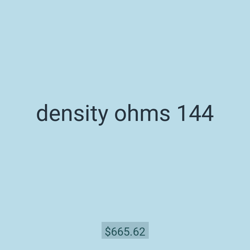 density ohms 144