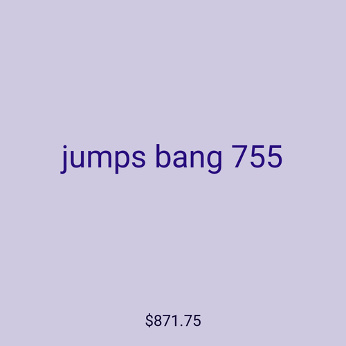 jumps bang 755