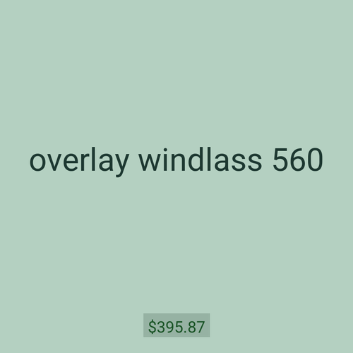 overlay windlass 560