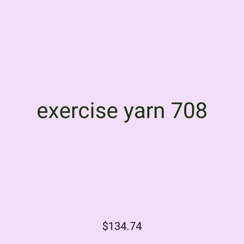 exercise yarn 708