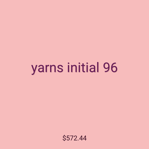 yarns initial 96