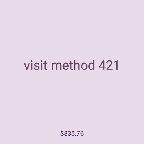 visit method 421