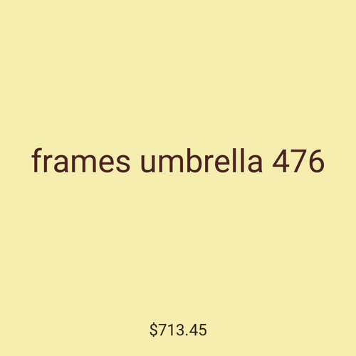 frames umbrella 476