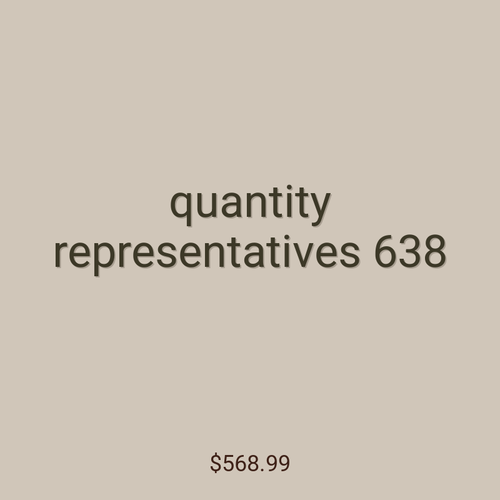 quantity representatives 638