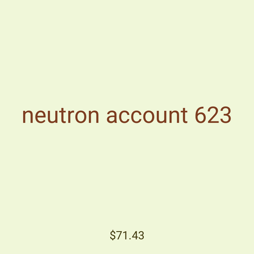 neutron account 623