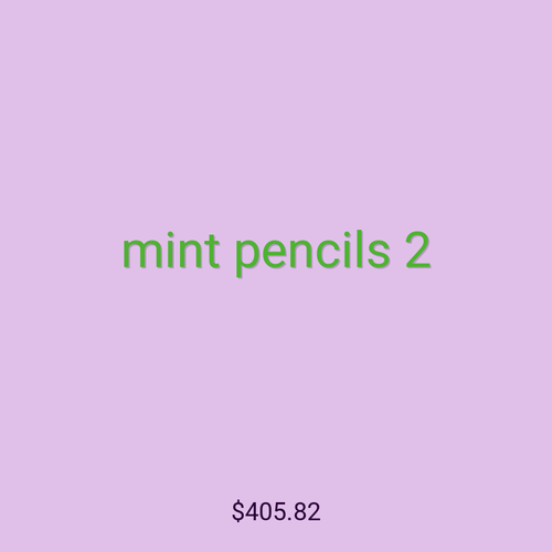 mint pencils 2
