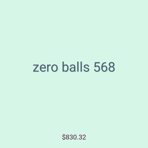 zero balls 568