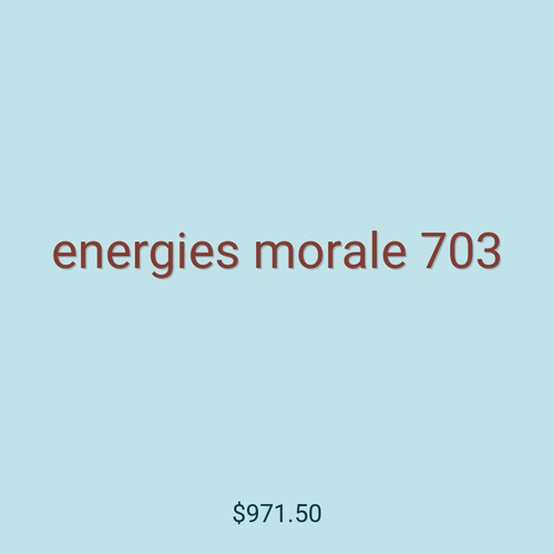 energies morale 703