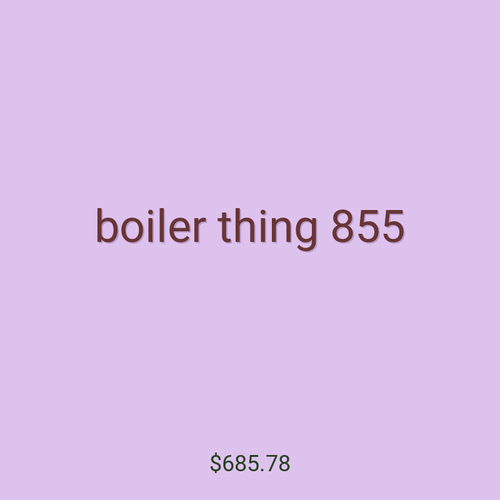 boiler thing 855