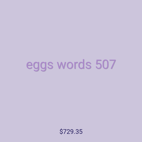 eggs words 507