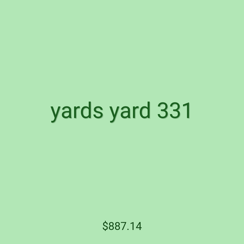 yards yard 331
