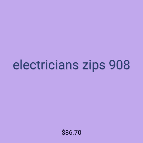 electricians zips 908