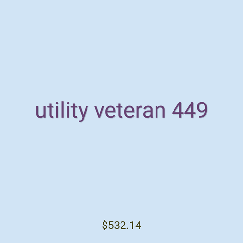 utility veteran 449