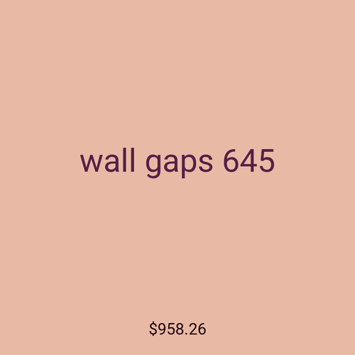 wall gaps 645