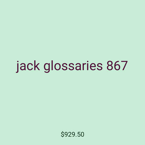 jack glossaries 867