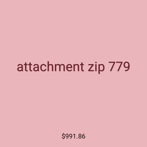 attachment zip 779