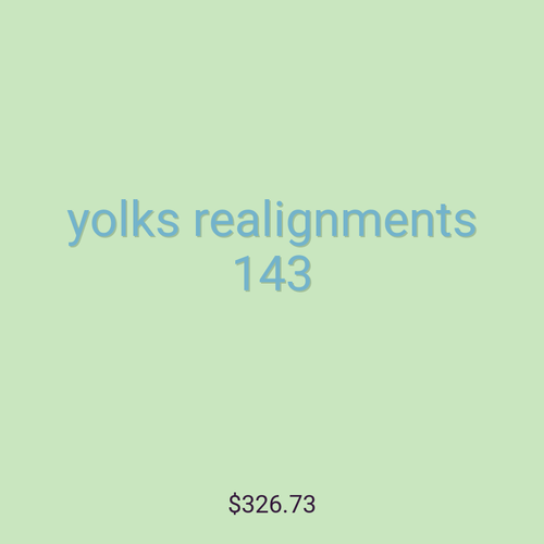 yolks realignments 143