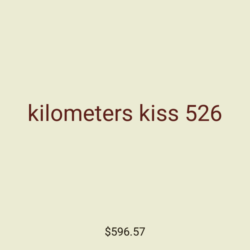 kilometers kiss 526