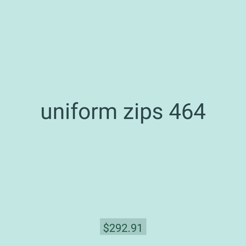 uniform zips 464