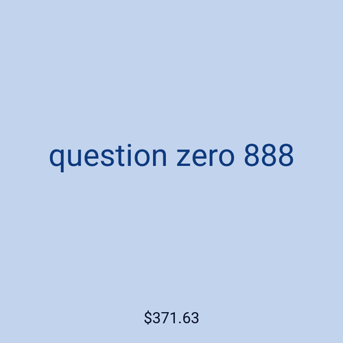 question zero 888