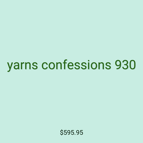 yarns confessions 930