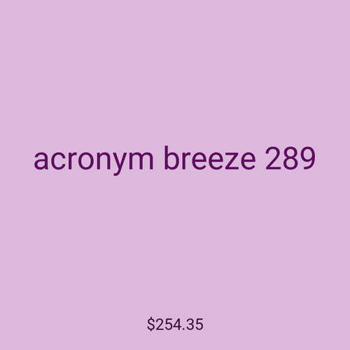 acronym breeze 289