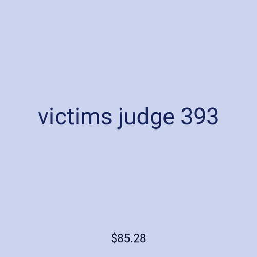 victims judge 393