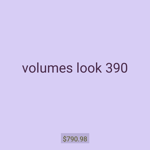 volumes look 390