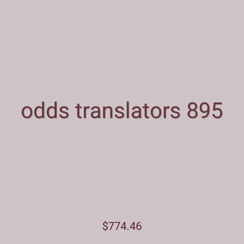 odds translators 895