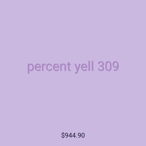 percent yell 309