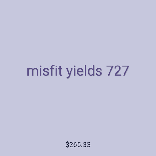 misfit yields 727
