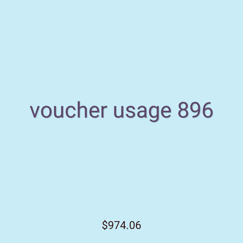 voucher usage 896