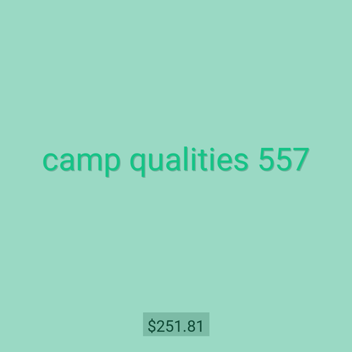 camp qualities 557