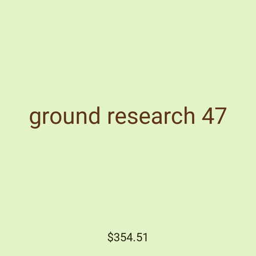 ground research 47