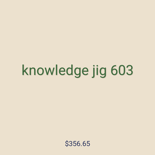 knowledge jig 603