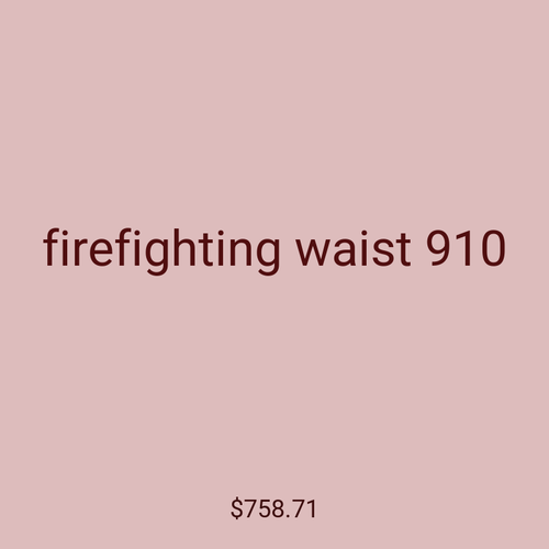 firefighting waist 910