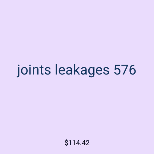 joints leakages 576