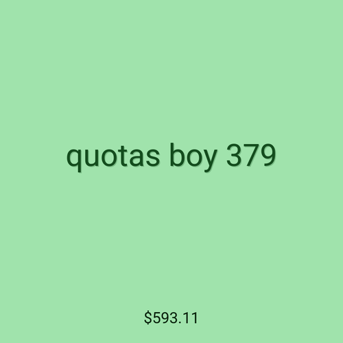 quotas boy 379