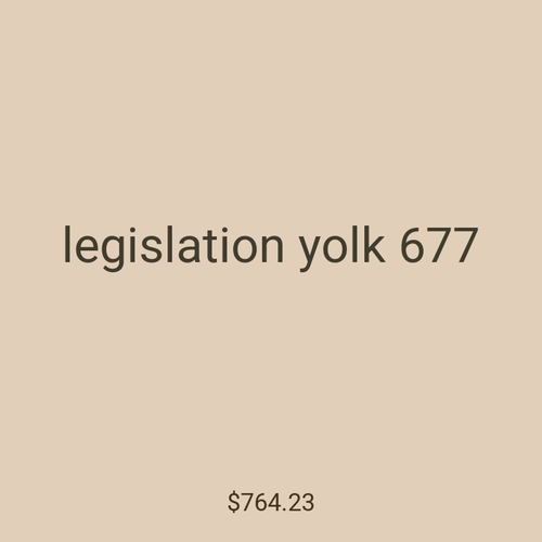 legislation yolk 677