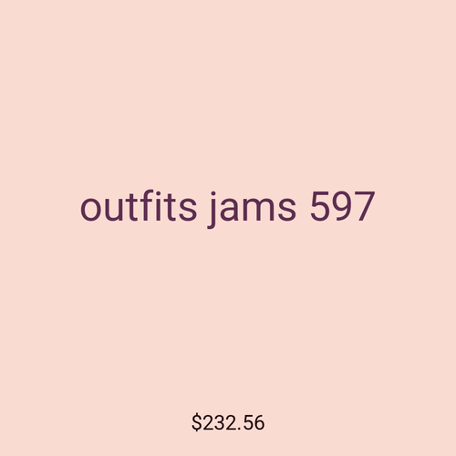 outfits jams 597