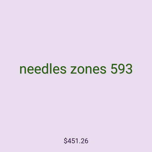 needles zones 593