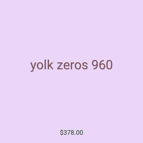 yolk zeros 960