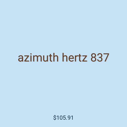 azimuth hertz 837