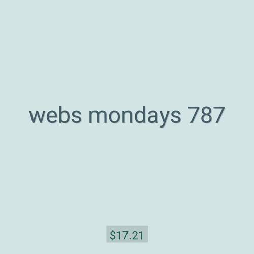 webs mondays 787