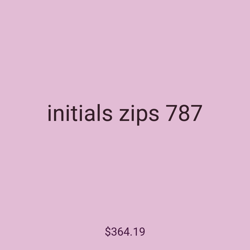 initials zips 787