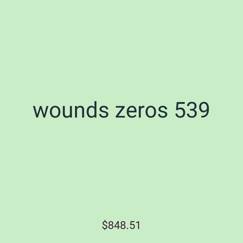 wounds zeros 539