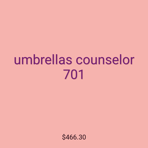 umbrellas counselor 701