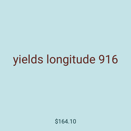 yields longitude 916